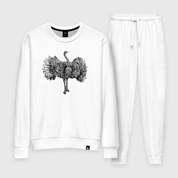 Женский костюм Страус распушился