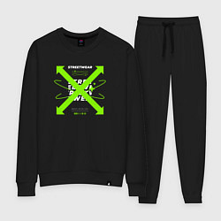 Женский костюм Скрещенные стрелки streetwear
