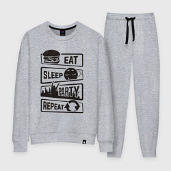 Женский костюм Есть спать вечеринка