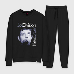 Костюм хлопковый женский Joy Division - Ian Curtis, цвет: черный