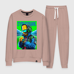 Женский костюм Cyber Bart Simpson - ai art fantasy