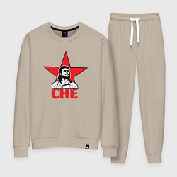 Костюм хлопковый женский Che Guevara star, цвет: миндальный