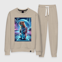 Женский костюм Космонавт Каппи в скафандре - нейросеть