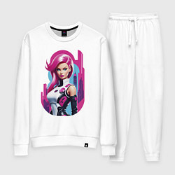 Костюм хлопковый женский Beauty Barbie - ai art, цвет: белый