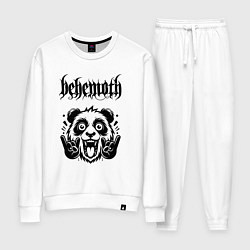 Костюм хлопковый женский Behemoth - rock panda, цвет: белый