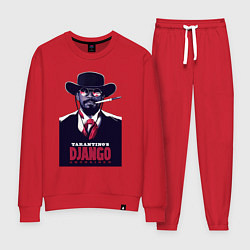 Костюм хлопковый женский Django - Jamie Foxx, цвет: красный