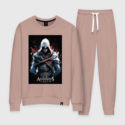 Женский костюм Assassins creed огненный фон