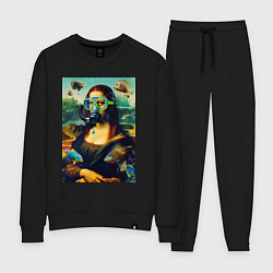 Женский костюм Мона Лиза под водой - нейросеть