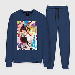 Костюм хлопковый женский Адский рай Габимару Синоби, цвет: тёмно-синий