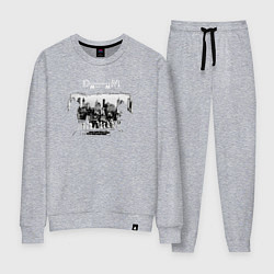 Костюм хлопковый женский Depeche Mode - Memento mori ghosts again, цвет: меланж