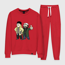 Костюм хлопковый женский Vault Jay and silent Bob, цвет: красный
