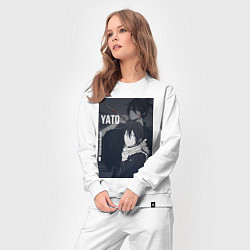 Костюм хлопковый женский Бездомный бог Ято, цвет: белый — фото 2