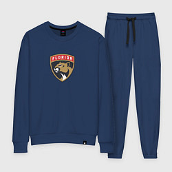 Костюм хлопковый женский Florida Panthers NHL, цвет: тёмно-синий