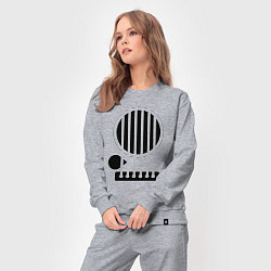 Костюм хлопковый женский Моя гитара, цвет: меланж — фото 2