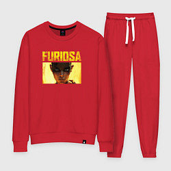 Костюм хлопковый женский Фуриоса - Хроники Безумного Макса, цвет: красный
