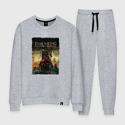 Костюм хлопковый женский Shadow of the erdtree - Elden ring, цвет: меланж