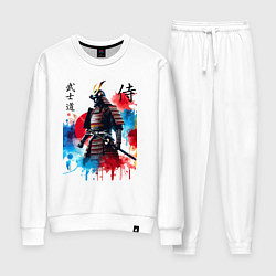 Женский костюм Японский самурай - акварель