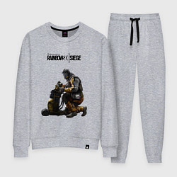 Костюм хлопковый женский Сидж, цвет: меланж