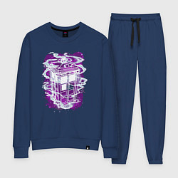 Костюм хлопковый женский Tardis violet, цвет: тёмно-синий