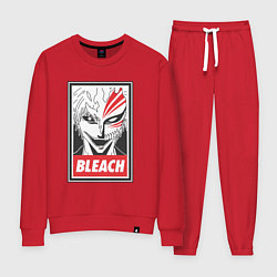 Костюм хлопковый женский Блич, цвет: красный