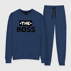 Костюм хлопковый женский Boss начальник, цвет: тёмно-синий