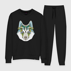 Женский костюм Волк с стиле тату