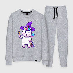 Костюм хлопковый женский Фея единорожка, цвет: меланж