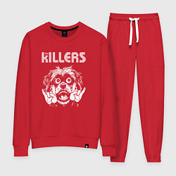Костюм хлопковый женский The Killers rock dog, цвет: красный