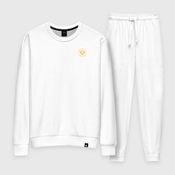 Женский костюм Сокрушу пред ним врагов его герб желтый