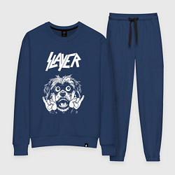 Костюм хлопковый женский Slayer rock dog, цвет: тёмно-синий