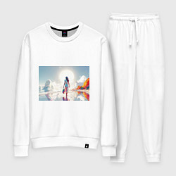 Женский костюм Девушка на фантастическом пляже