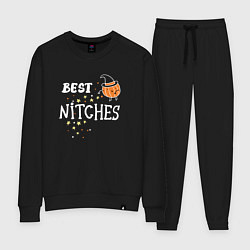 Костюм хлопковый женский Best nitches, цвет: черный