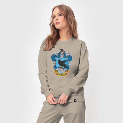 Костюм хлопковый женский Ravenclaw факультет, цвет: миндальный — фото 2