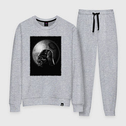 Костюм хлопковый женский Дарт Вейдер звезда смерти, цвет: меланж