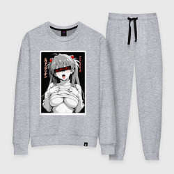 Костюм хлопковый женский Sexy Asuka Langley - Evangelion, цвет: меланж