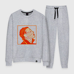 Костюм хлопковый женский Найк Борзов, цвет: меланж