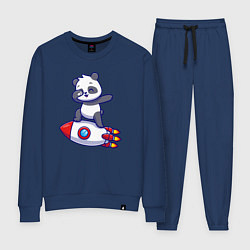Костюм хлопковый женский Rocket panda, цвет: тёмно-синий