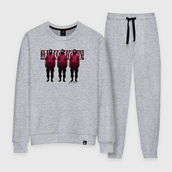 Костюм хлопковый женский Три солдата, цвет: меланж