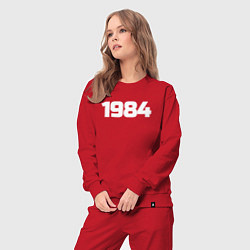 Костюм хлопковый женский Рожден 1984, цвет: красный — фото 2
