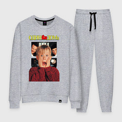 Костюм хлопковый женский Один дома, цвет: меланж