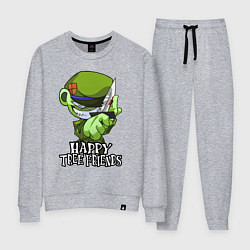 Костюм хлопковый женский Happy three friends - Flippy, цвет: меланж