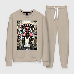 Женский костюм Девушка управляет огромным мехом