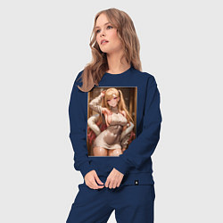 Костюм хлопковый женский Marin Kitagawa: Sexy Girl, цвет: тёмно-синий — фото 2