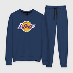 Костюм хлопковый женский LaBron Lakers, цвет: тёмно-синий