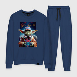 Костюм хлопковый женский Star eSports - Yoda, цвет: тёмно-синий