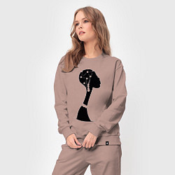 Костюм хлопковый женский Woman Africa, цвет: пыльно-розовый — фото 2