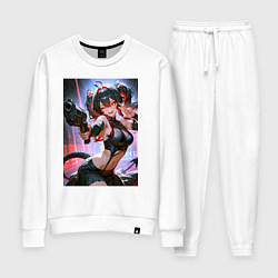 Женский костюм Девушка-демон с пистолетом