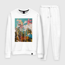 Женский костюм Абстрактная графическая картина с пальмами