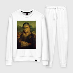 Костюм хлопковый женский Чубакка - Мона Лиза, цвет: белый