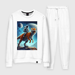 Женский костюм Космонавт верхом на тигрозавре - затерянная планет